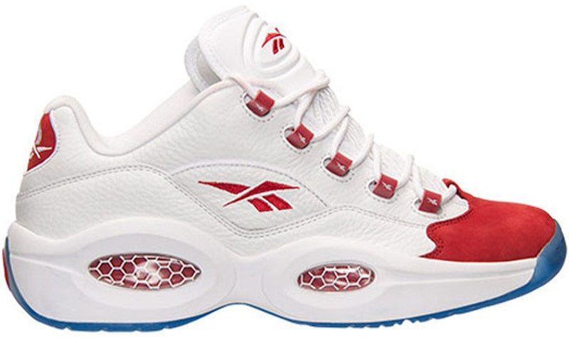 Reebok Question Low White Red Ice