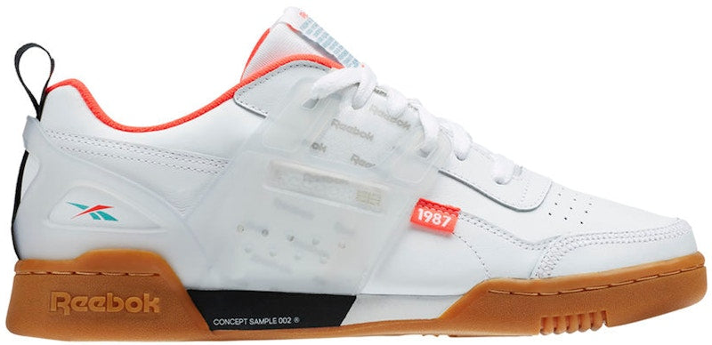 Reebok Workout Plus Altered White Black Red Mist