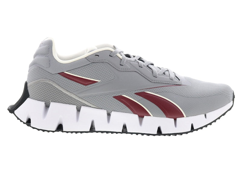 Reebok Zig Dynamica 4 Pure Grey Classic Maroon