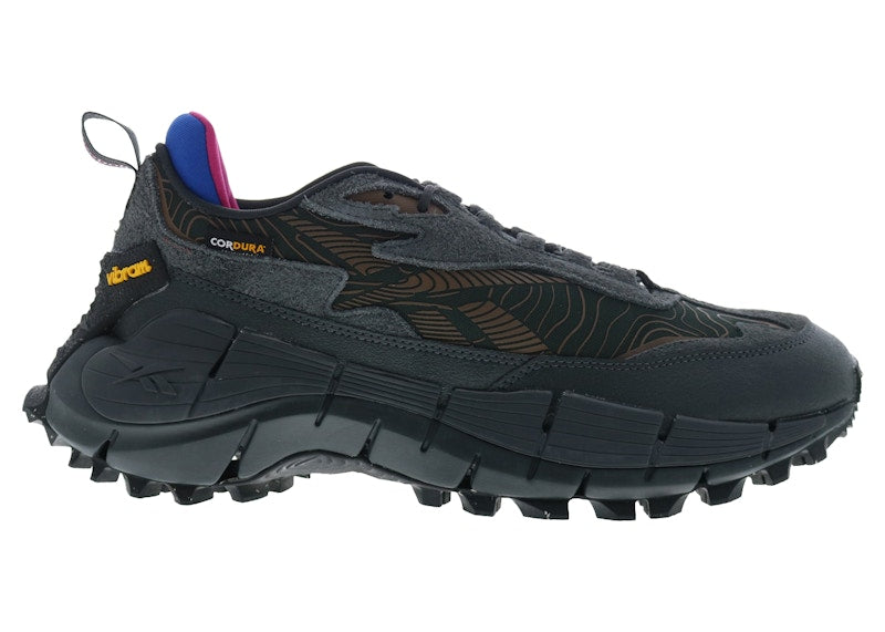 Reebok Zig Kinetica 2.5 Edge Pure Grey Collegiate Brown