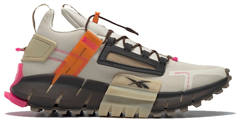 Reebok Zig Kinetica Edge Alabaster Orange Pink