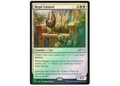Regal Caracal (Foil) Magic: The Gathering TCG Secret Lair Drop Series Rare #23 (Ungraded)