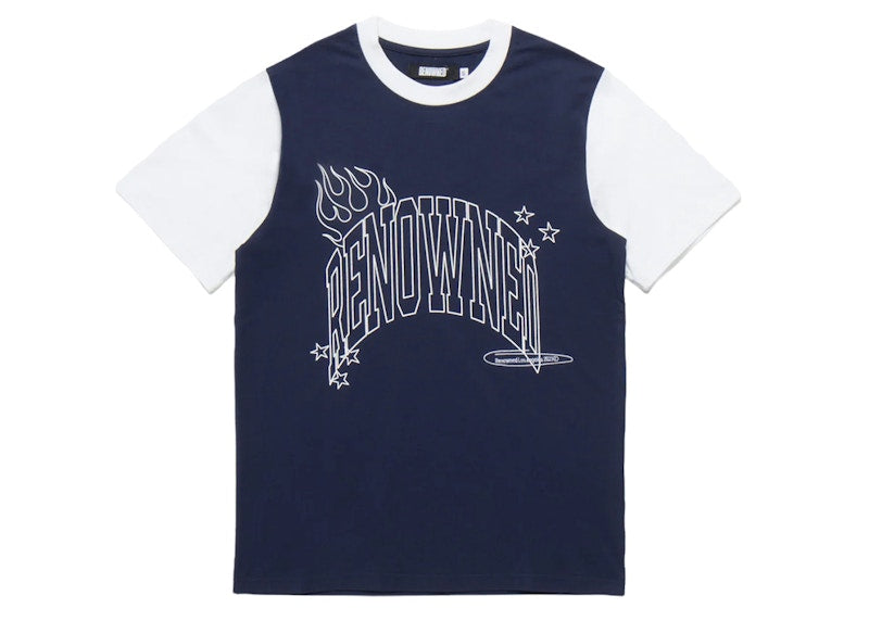 Renowned 2 Tone Craft T-Shirt Navy