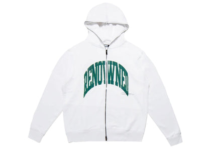 Renowned Arch Zip-Up Hoodie White