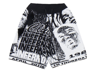 Renowned Club Inferno Knit Shorts Black