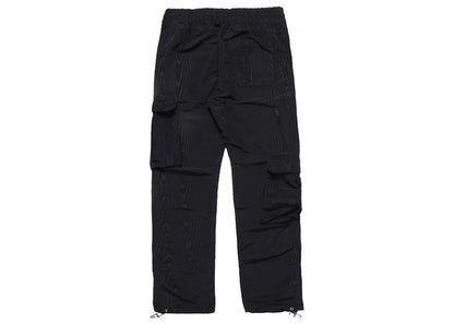 Renowned Woodgrain Nylon Pants Black