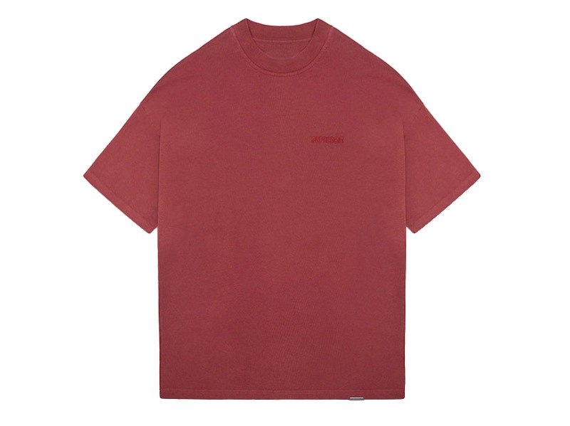 Represent Blank Oversized T-Shirt Vintage Red