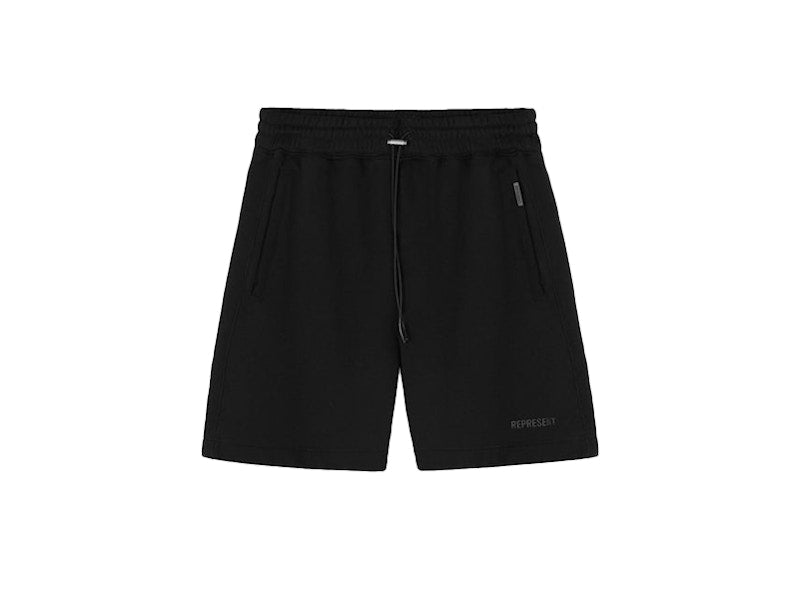Represent Blank Shorts All Black