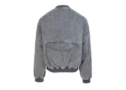 Represent Bomber Inset Sleeve Jacket Stained Black
