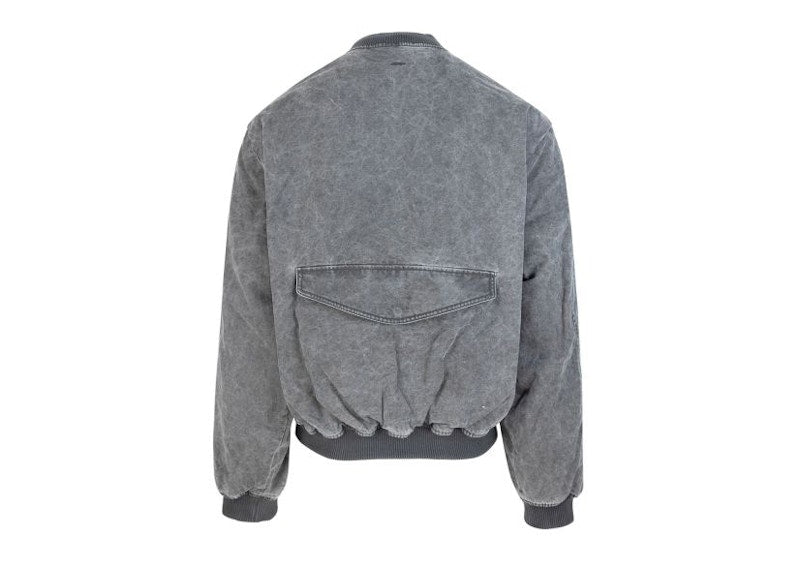 Represent Bomber Inset Sleeve Jacket Stained Black