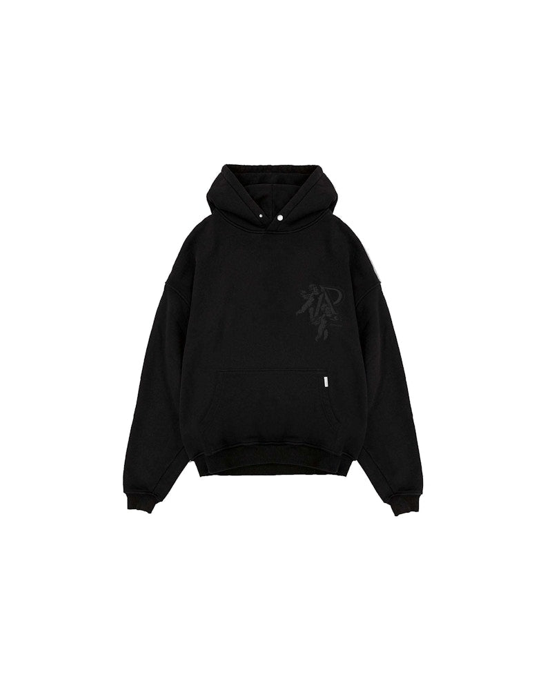 Represent Cherub Initial Hoodie Black