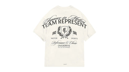 Represent Crest T-shirt Flat White