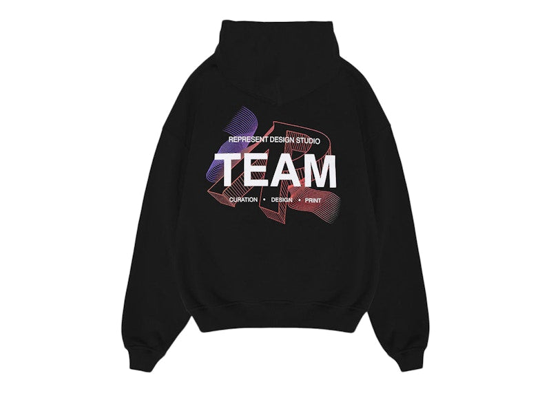 Represent Design Studios Hoodie Black/Multi