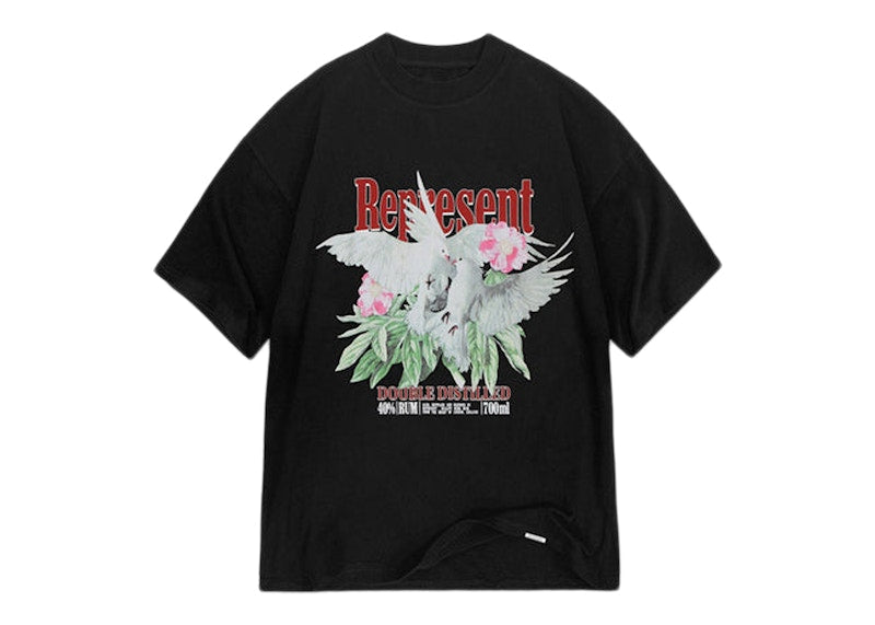 Represent Double Distilled T-shirt Off Black