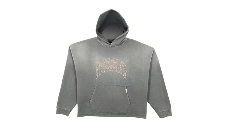 Represent Embellished Hoodie Black