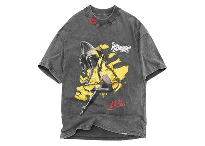 Represent Every Rose Tee Vintage Grey