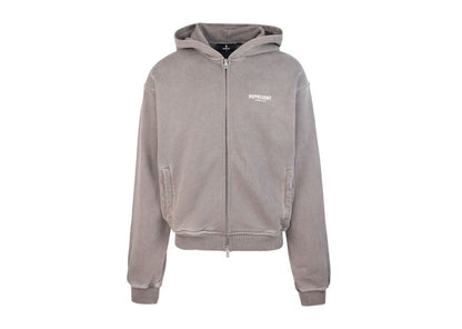 Represent Felpa Zip Owners Club Grigia Hoodie Grey