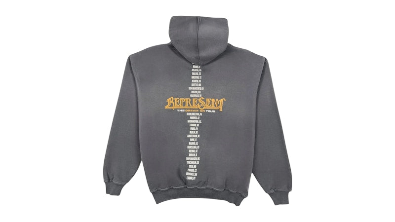 Represent Golden Tour Hoodie Grey