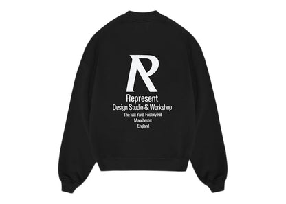 Represent Initial Sweater Black