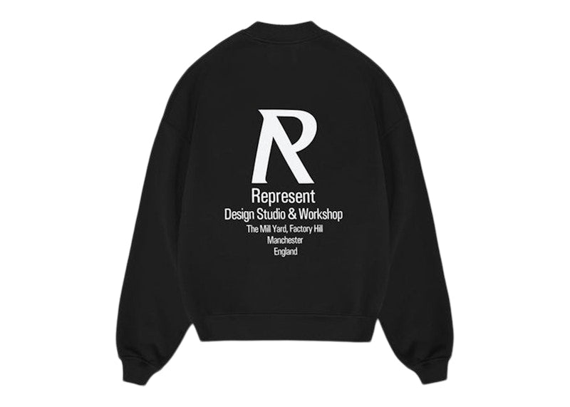 Represent Initial Sweater Black