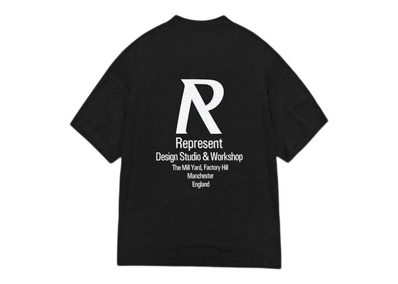 Represent Initial T-Shirt Black