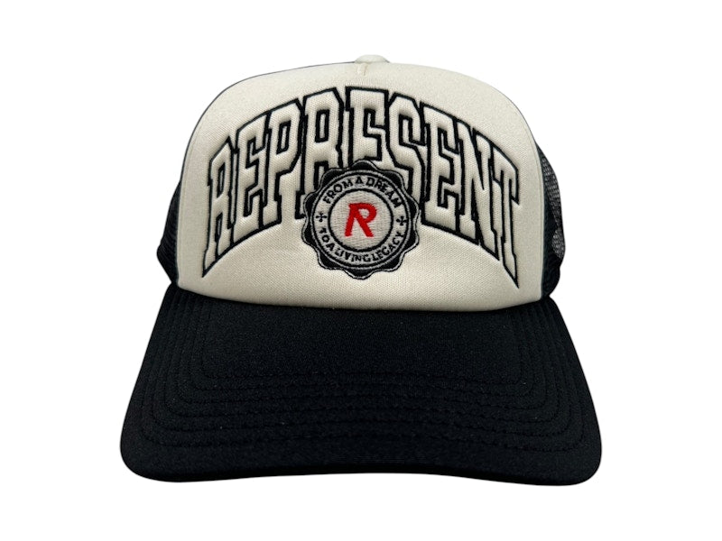 Represent Legacy Crest Cap Antique White