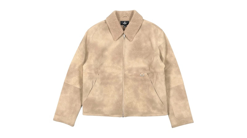 Represent MLM100132-25 Shearling Jacket Cafe
