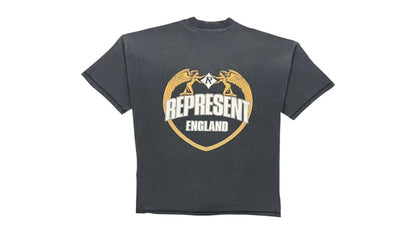 Represent MLM100171 Represent Angel Border T-Shirt Black