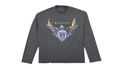 Represent MLM100365 Represent Living Legacy Tour L/S Tee Grey