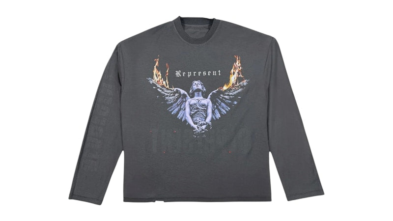 Represent MLM100365 Represent Living Legacy Tour L/S Tee Grey