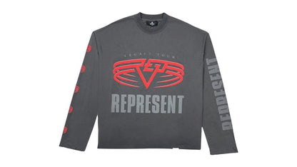 Represent MLM100365 Represent Living Legacy Tour L/S Tee Grey