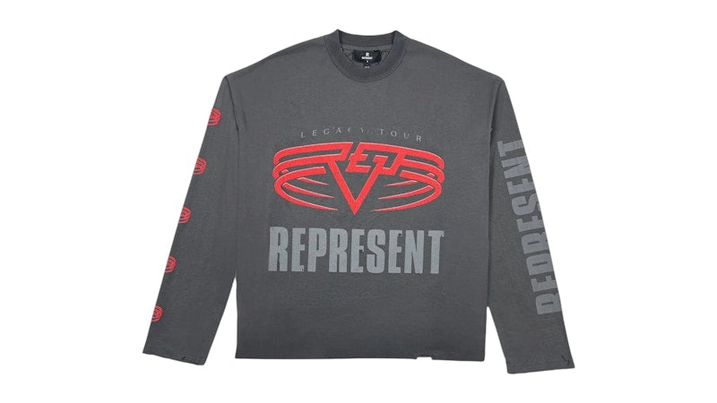 Represent MLM100365 Represent Living Legacy Tour L/S Tee Grey