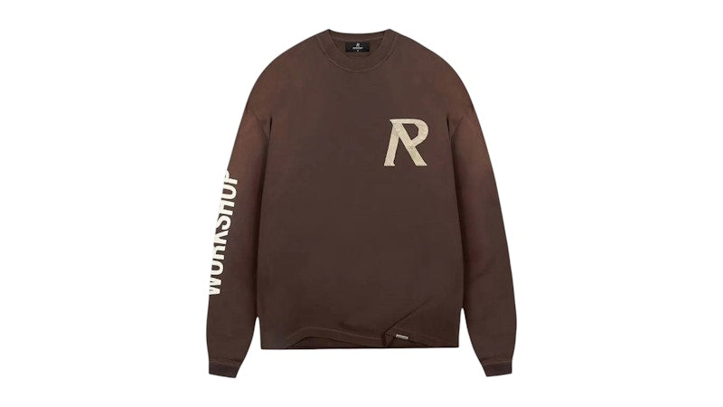 Represent Masking Tape Initial L/S Tee Cedar