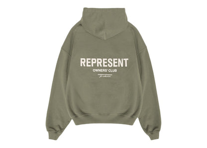 Represent Owners Club Hoodie Olive