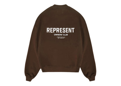 Represent Owner's Club Sweater Brown/White