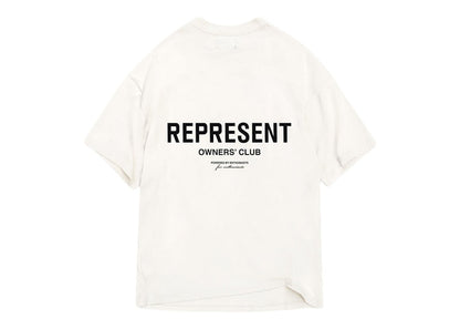 Represent Owner's Club T-Shirt Flat White/Black