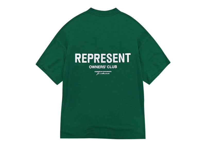 Represent Owner's Club T-Shirt Racing Green/White