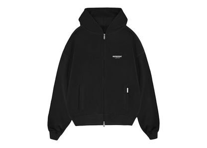 Represent Owners Club Zip Hoodie Black