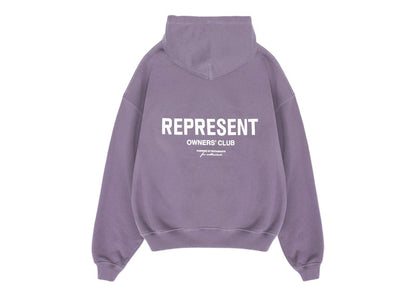 Represent Owners Club Zip Hoodie Vintage Violet