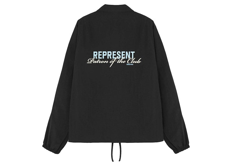 Represent Patron Of The Club Coach Jacket Black