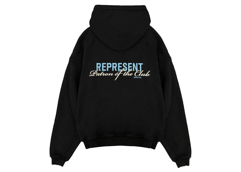 Represent Patron Of The Club Hoodie Black
