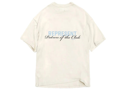 Represent Patron Of The Club T-Shirt Flat White