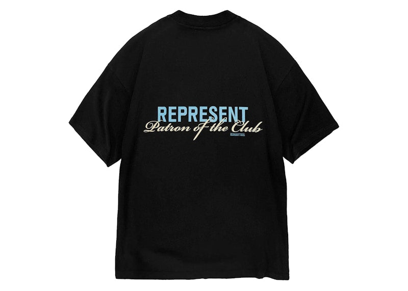 Represent Patron Of The Club Tee Black