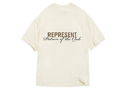 Represent Patron Of The Club Tee Cream