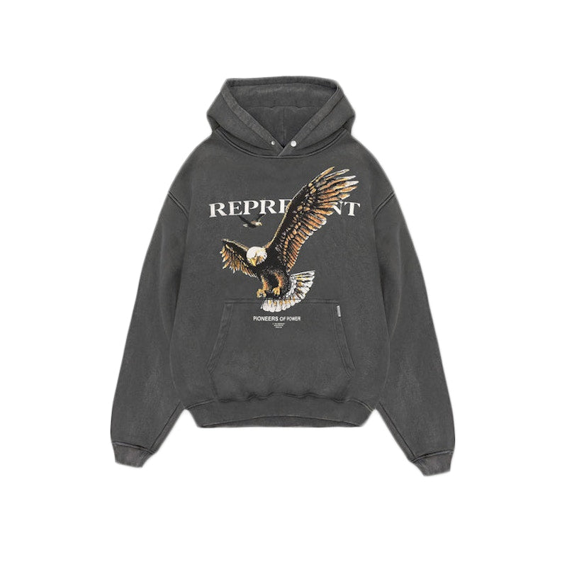 Represent Pioneers Of Power Hoodie Vintage Grey