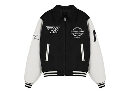 Represent Racing Team Varsity Jacket Black/White