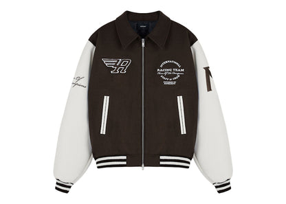 Represent Racing Team Varsity Jacket Brown