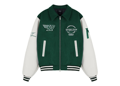 Represent Racing Team Varsity Jacket Racing Green