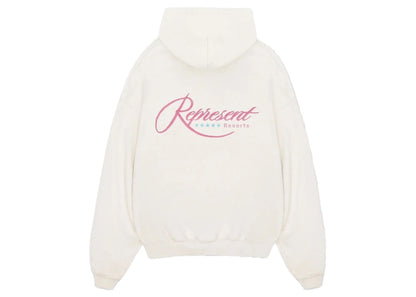 Represent Resort Hoodie Flat White