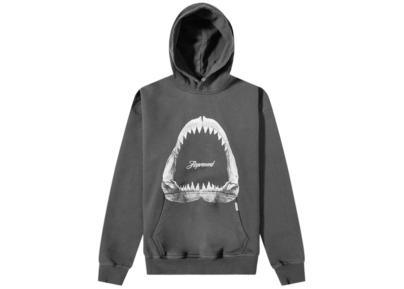 Represent Shark Jaws Hoodie Vintage Grey